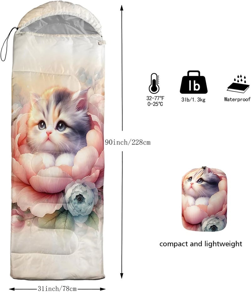 UEVBF Sea Turtle Sleeping Bag for Kids Boys Girls,Ocean Themed Camping Gear,Waterproof Compact Sleeping Bag for Camping Backpacking Outdoor Hiking. - Image 4